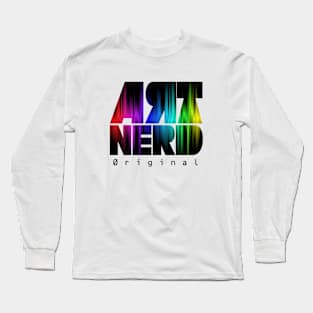 Artnerd Sine rainbow Long Sleeve T-Shirt